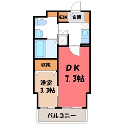 ゴールドライフマンション宇都宮の物件間取画像